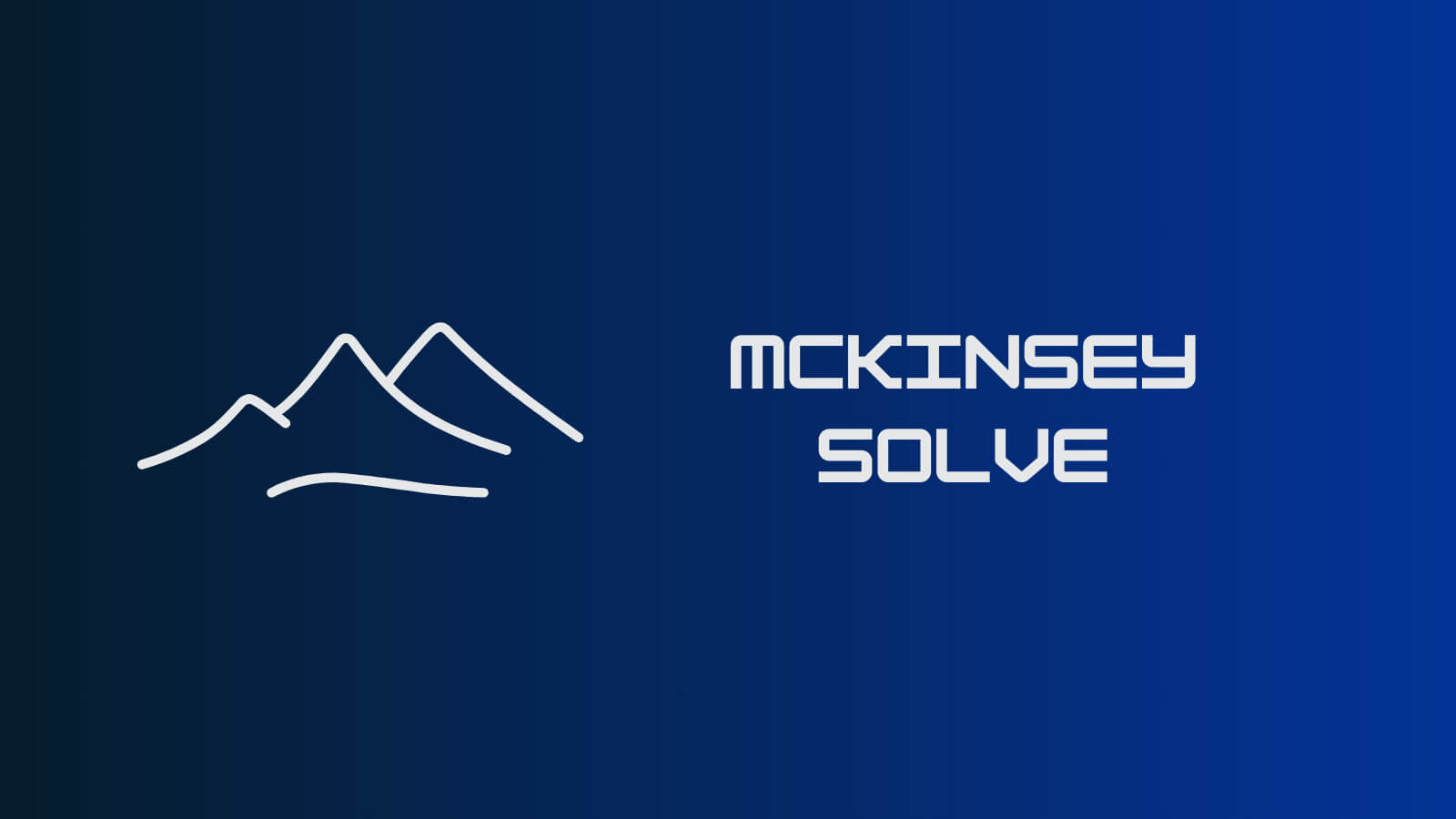 McKinsey Solve Game collection of tools | PSG Cracked