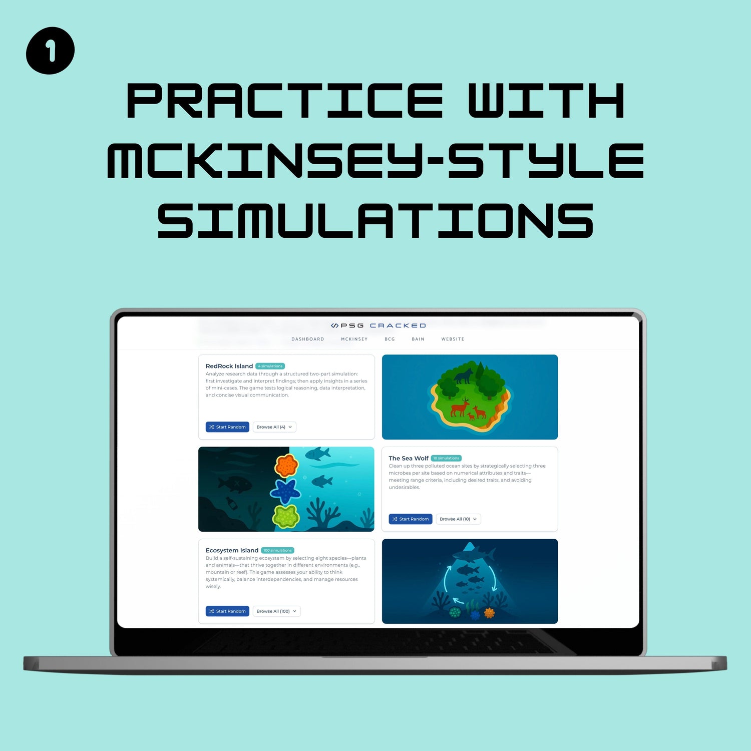 All-in-one Simulations and Solver for McKinsey Solve Game