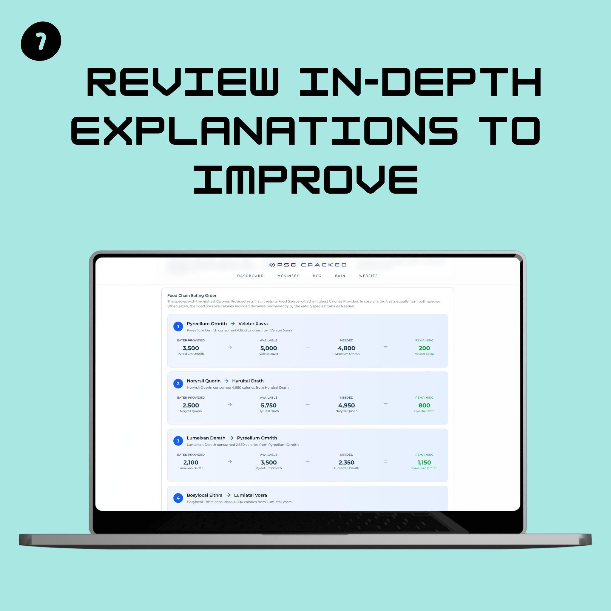 Simulations for McKinsey Ecosystem Game